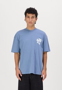 AllSaints ORLANDO CREW - Marškinėliai su spaudiniu - damson blue