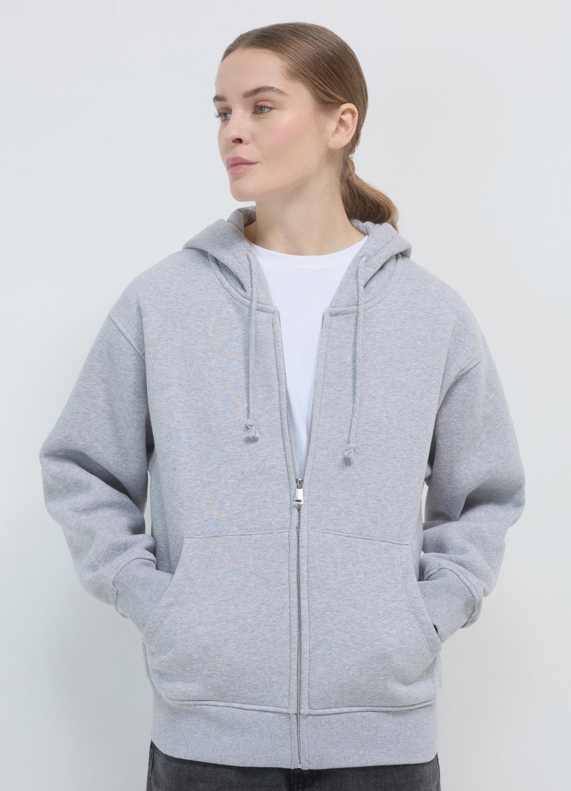Calliope Sweat zippé - grigio medio melange