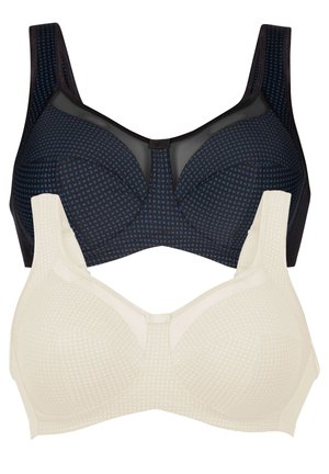 Anita 2ER PACK KOMFORT CLARA ART - T-shirt bra - champagner schwarz