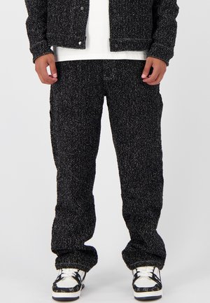 Straight leg jeans - black