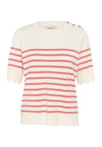 CRVILLEA - Print T-shirt - eggnog porcelain rose stripe