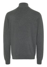 Polo Sylt MIT KURZEM ZIPPER - Strickpullover - m magnet melange