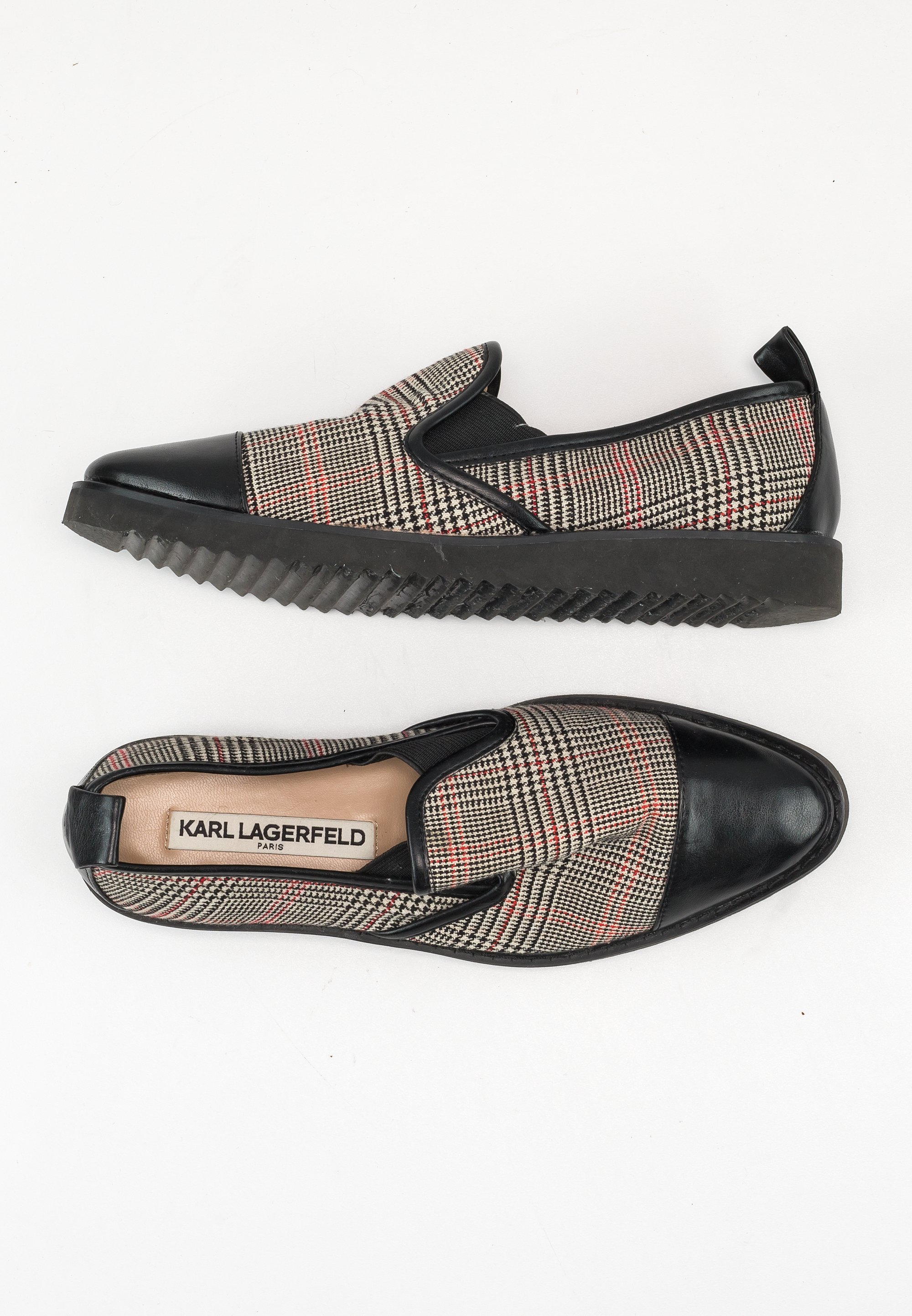 KARL LAGERFELD Slip-ons black (Pre-owned) Zalando - Main Image