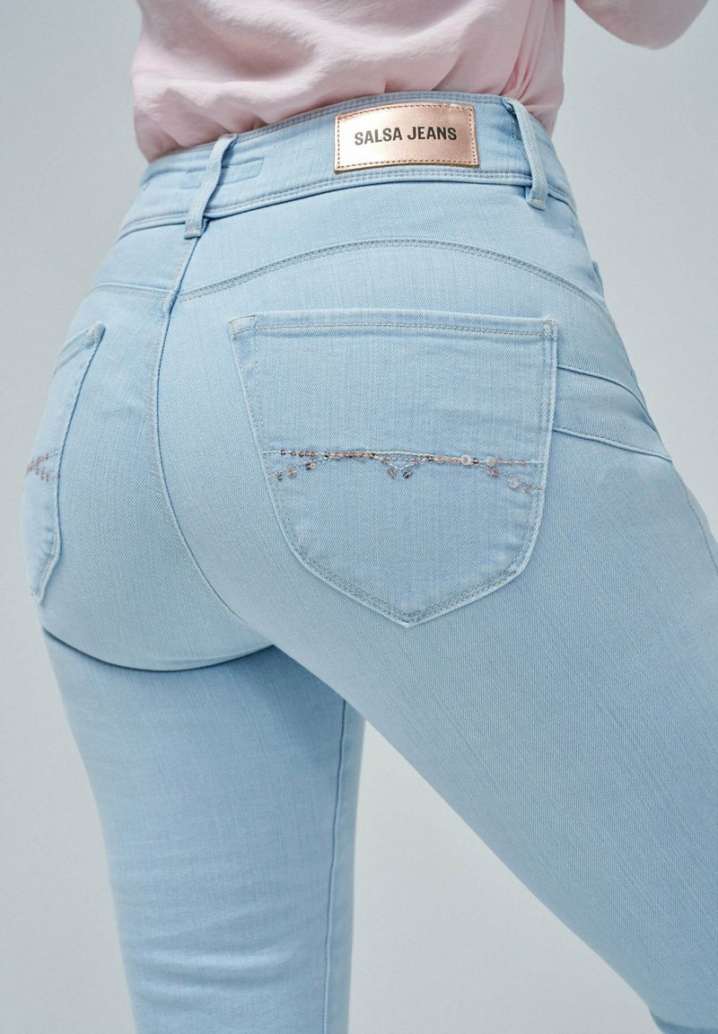Salsa Jeans SECRET IN CROPPED SLIM Vaqueros slim fit blau/azul