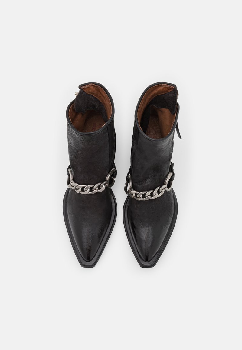 Damen Ankle Boots | A.S.98 Cowboy-/Bikerstiefelette nero/schwarz - OH61386 Damen Ankle Boots | A.S.98 Cowboy-/Bikerstiefelette nero/schwarz - OH61386