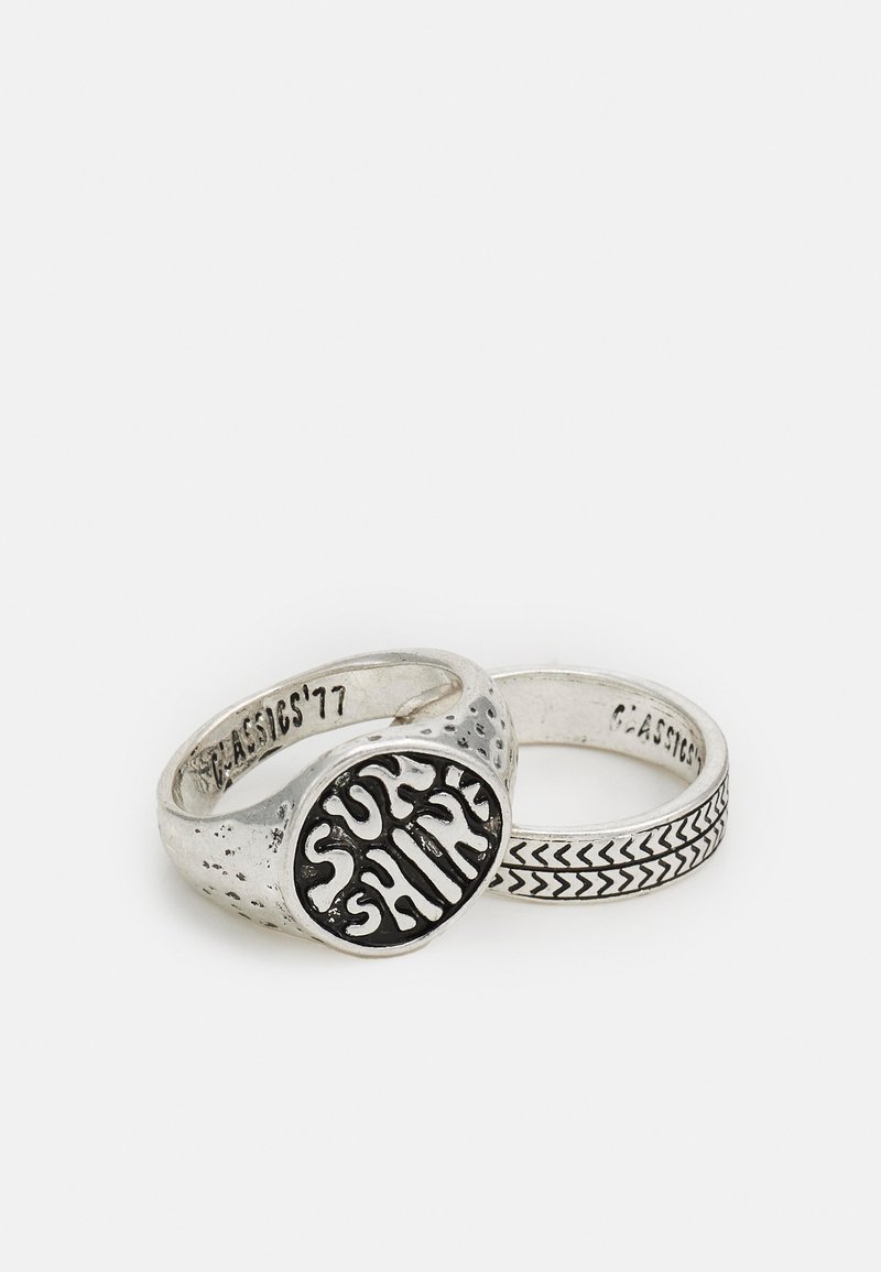 Herren Halsketten | Classics77 ISLAND LIFE SUNSHINE STATE OF MIND SET Ring silver-coloured/silberfarben - UR90697 Herren Halsketten | Classics77 ISLAND LIFE SUNSHINE STATE OF MIND SET Ring silver-coloured/silberfarben - UR90697
