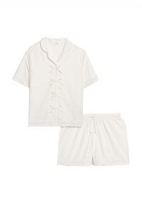 Marks & Spencer PATTERNED SET - Nattøj sæt - ivory