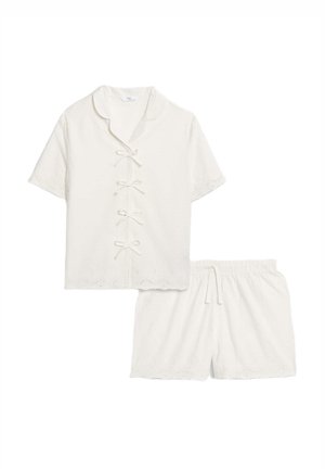 PATTERNED SET - Nattøj sæt - ivory