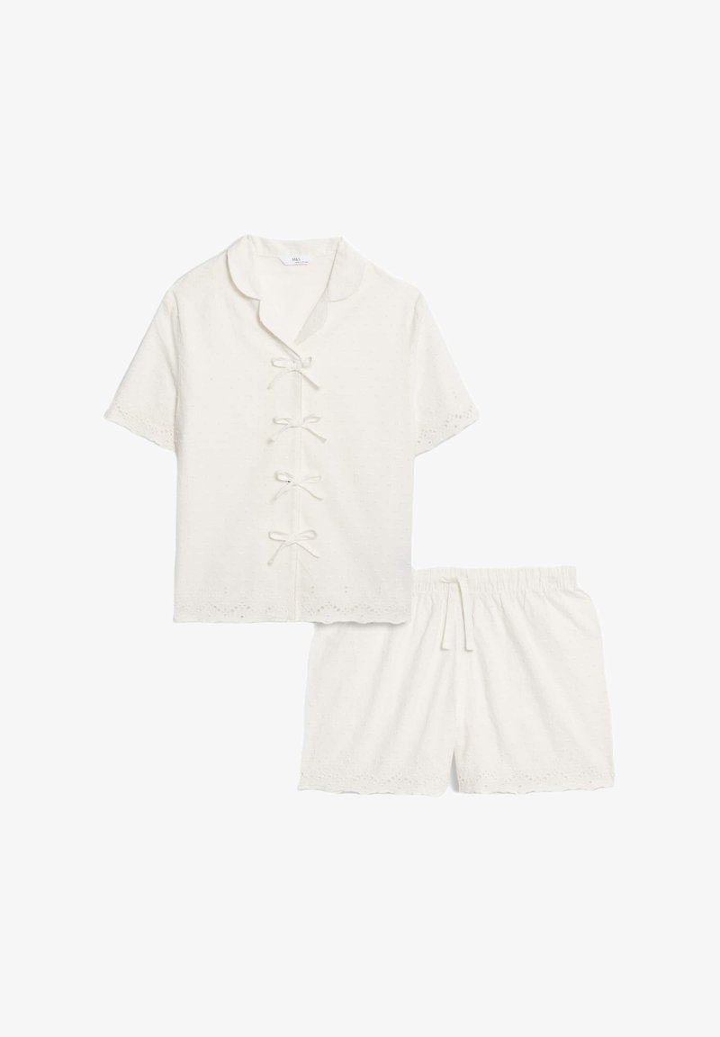 Marks & Spencer PATTERNED SET - Pyjama - ivory