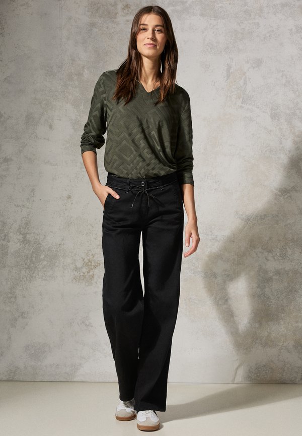 WIDE LEG - Flared Jeans - schwarz