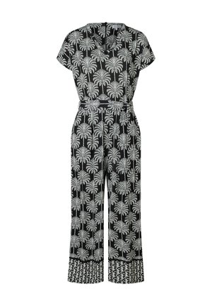 More & More, MORE & MORE UNKOMPLIZIERTER JUMPSUIT, PRINT - Jumpsuit - twotone palm print with border