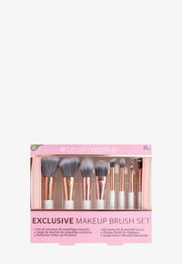 Brushworks BRUSHWORKS EXCLUSIVE MAKEUP BRUSH AND BAG SET - Makeup pensel - pink, white & gold