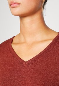 VILA Stickad tröja - red