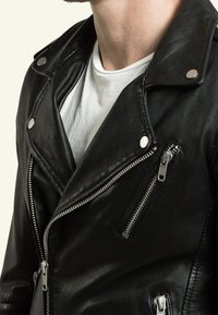 Serge Pariente Lederjacke - black