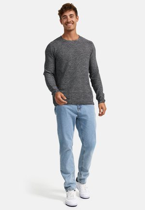 INDICODE JEANS, LOAKIM - Svetrík - charcoal mix