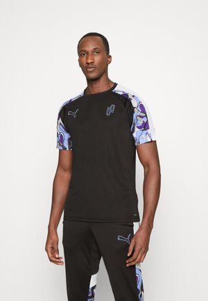 NEYMAR JR CREATIVITY - T-Shirt sport - black/intense lavender