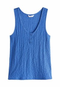 Next TEXTURED REGULAR FIT - Top - colbalt blue