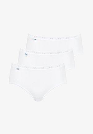 Sloggi 3 PACK BASIC + MIDI SLIP - Hipster - weiß