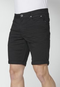 Koroshi BERMUDA STRETCH REGULAR COLORS BERMUDA STRET - Jeansshorts - black