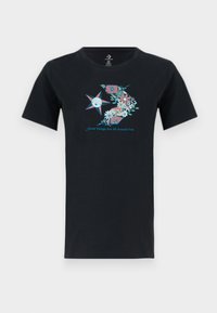 STAR CHEVRON INFILL TEE - T-shirt print - black