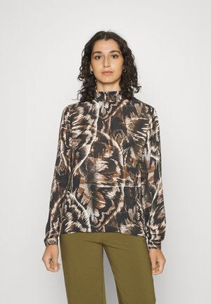ERINA AMBER BLOUSE - Blusa - brown tones