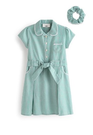 GINGHAM BOW - Rochie tip cămașă - green