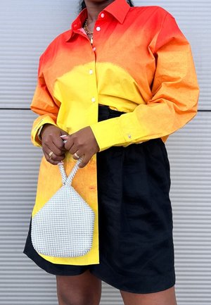 Overhemdblouse - orange