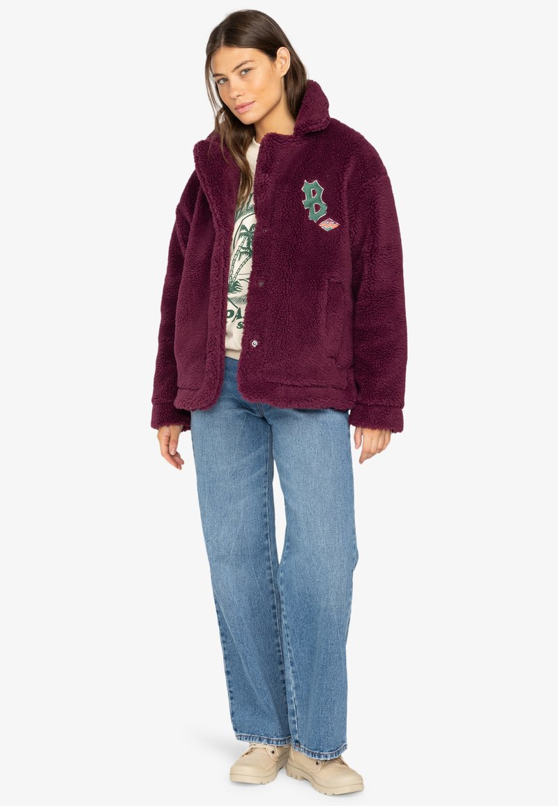 Billabong Fleecejas donkerpaars