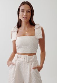 CHANCERY HENNESY  - Blouse - pale pink jacquard