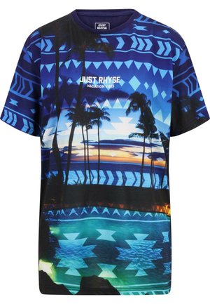 Just Rhyse PALM COAST - T-shirts print - blue