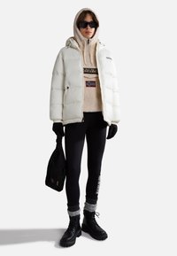Napapijri A-BOX MED - Giacca invernale - white whisper