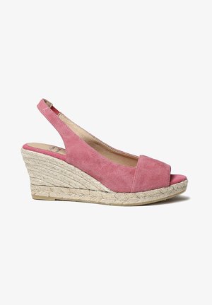 MONZA-A - Pleištapadžiai sandalai - pink