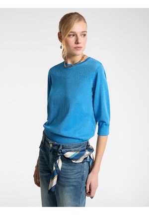 CREW NECK - Jumper - azzurro