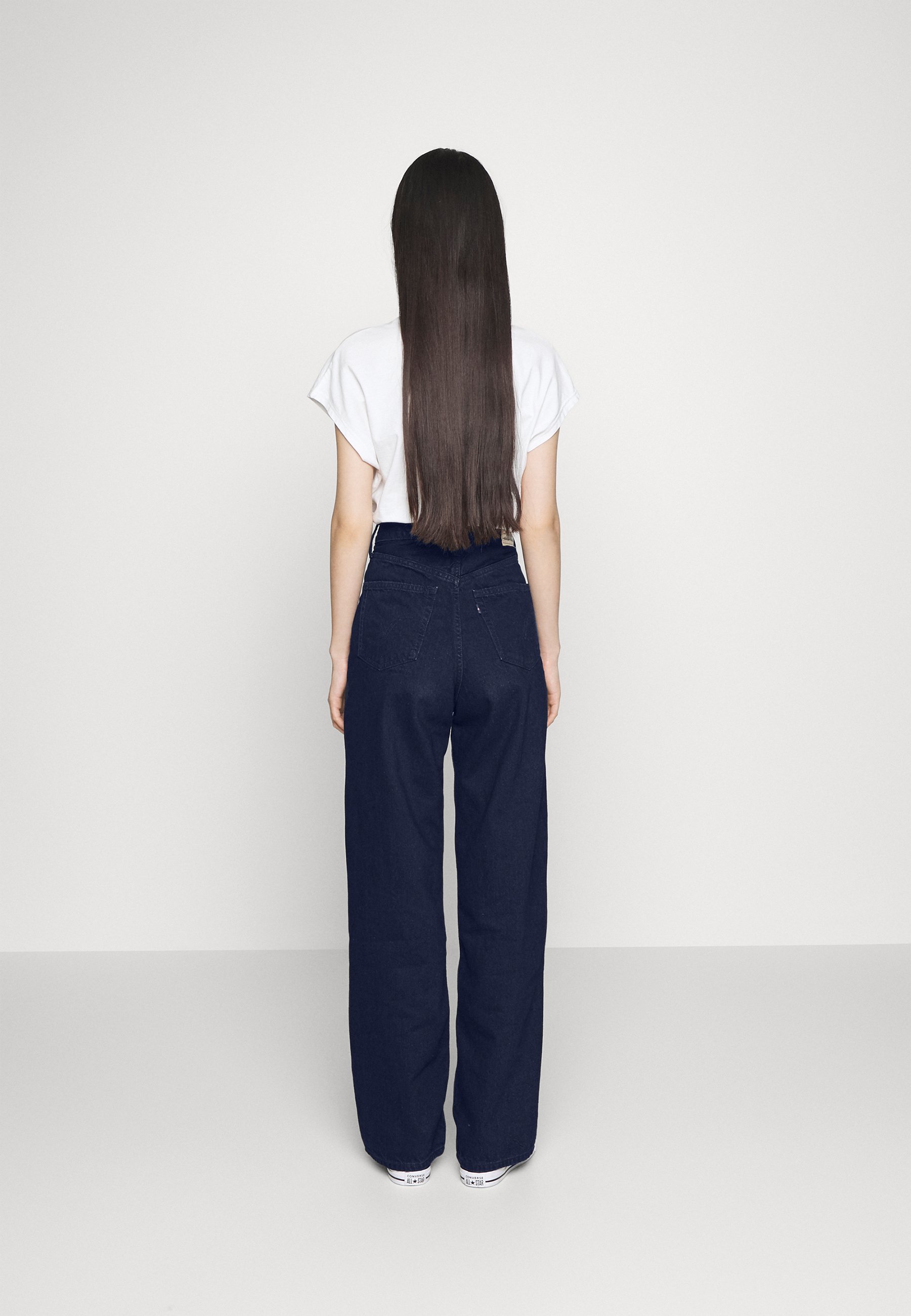 Levi's® HIGH LOOSE - Straight leg jeans - indigo charm/zwartblauw denim -  Zalando.nl