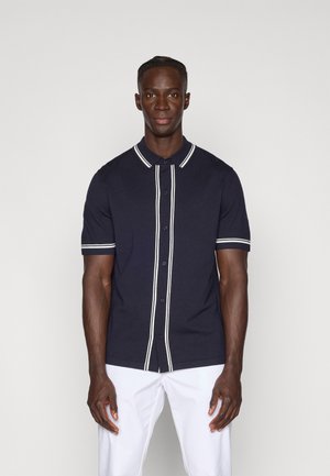 NICOLAI - Camisola com fecho - navy