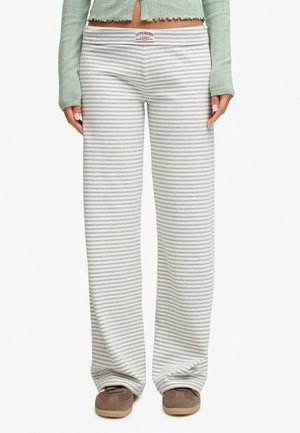 Superdry & Co, SUPERDRY ATHLETIC ESSENTIALS STRIPE JERSEY TROUSERS.. - Bukser - grey marl stripe