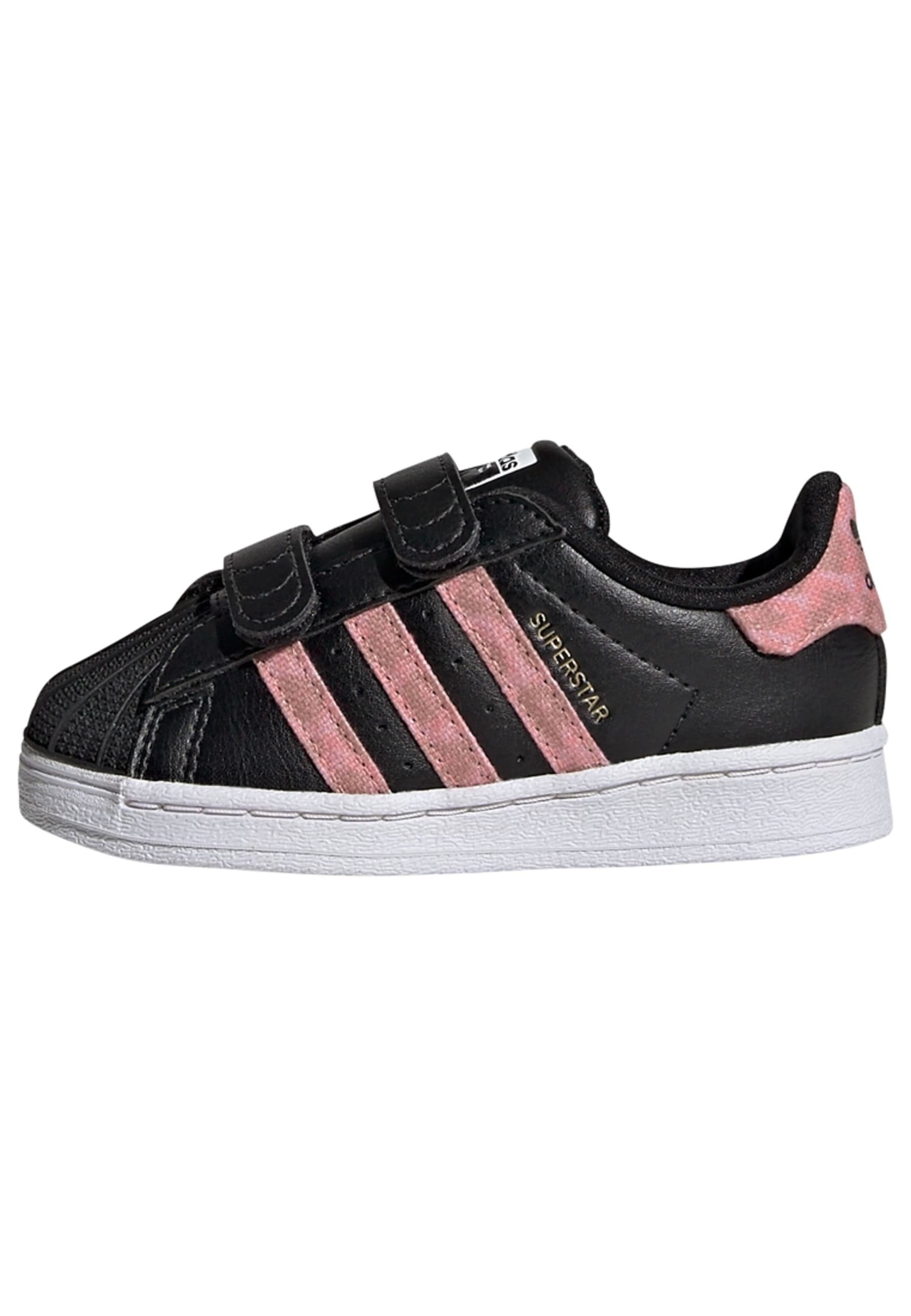 adidas Originals SUPERSTAR COMFORT CLOSURE Zapatos de bebé - core black core black gold metallic/negro - Zalando.es