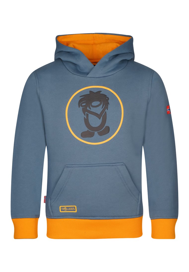 Trollkids Hoodie blauwgrijs