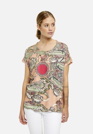 Camicetta - peach print