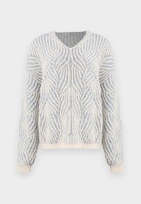 ONLELIN LIFE V NECK - Pulover - cloud dancer
