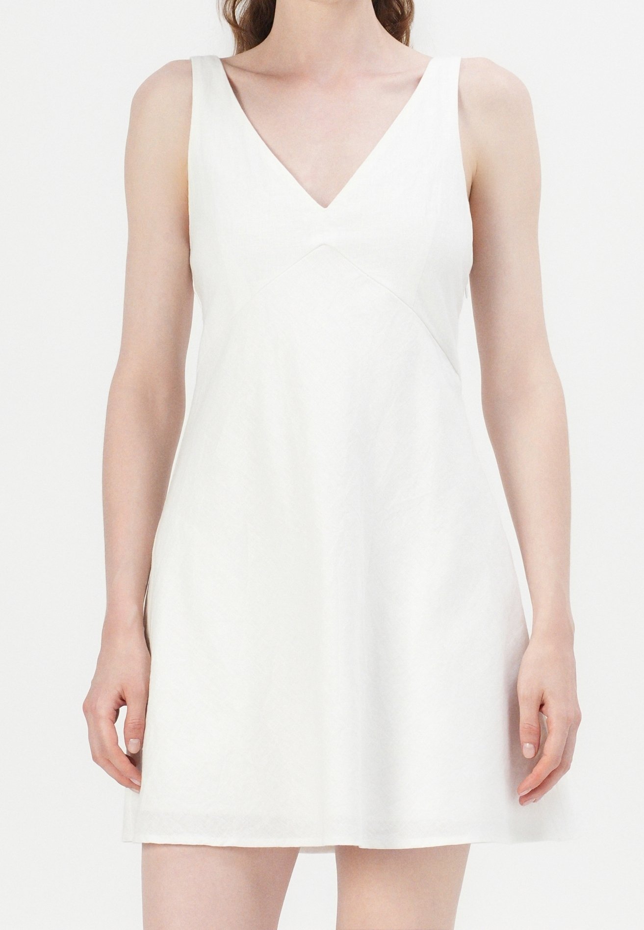 Abercrombie & Fitch Day dress - white - (Pre-owned) - Zalando.ie