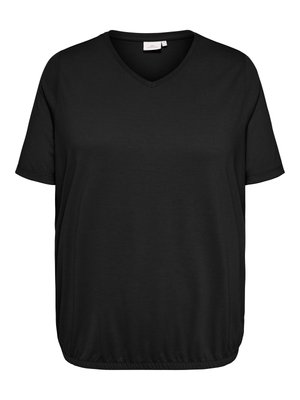 ONLY Carmakoma, CARCORAL - T-shirts basic - black