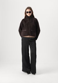 Samsøe Samsøe TARA JACKET - Fleecejas - chocolate torte