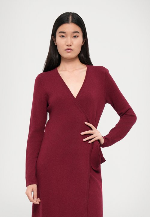 Cinq  Sept SEFERINA DRESS - Shirt dress - bordeaux/dark red - Zalando.ie