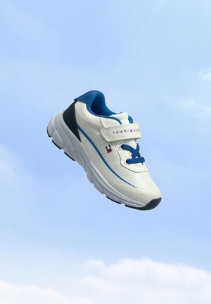Tommy Hilfiger MARLON UNISEX - Sneakers - white/blue/royal
