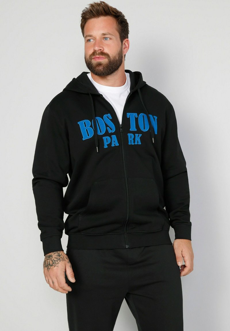 BOSTON PARK Sweat zippé - black