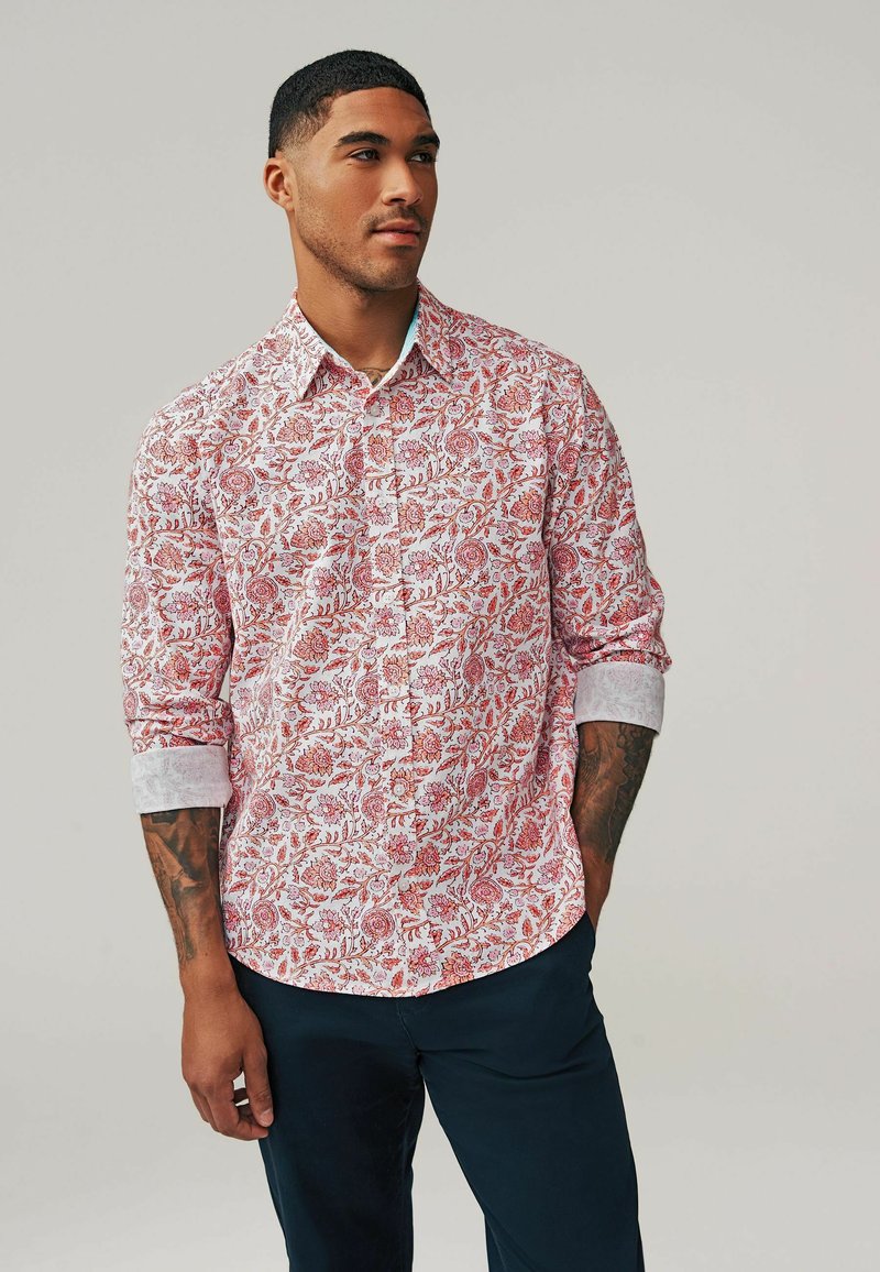 Next PRINTED ROLL SLEEVE - REGULAR FIT - Skjorta - red