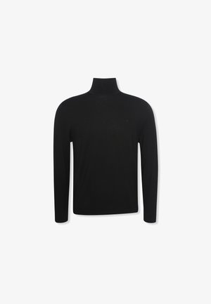 Calvin Klein, MOCK NECK - Striktrøje - black