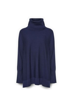 Elena Mirò, MAGLIA DOLCEVITA - Striktrøje - blu