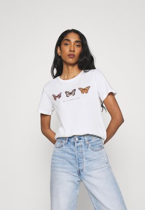 T-shirt con stampa - white